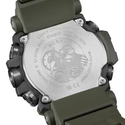 G-SHOCK MASTER of G Mudman Men's Green Resin Watch GW9500-3