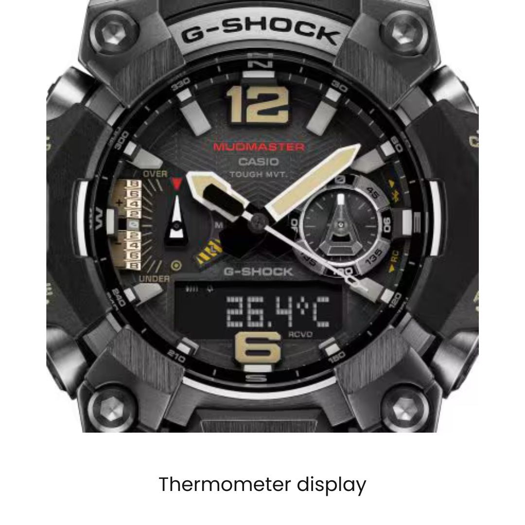 G-Shock Master OF G Mudmaster Black Resin Strap Men's Watch GWGB1000-1A