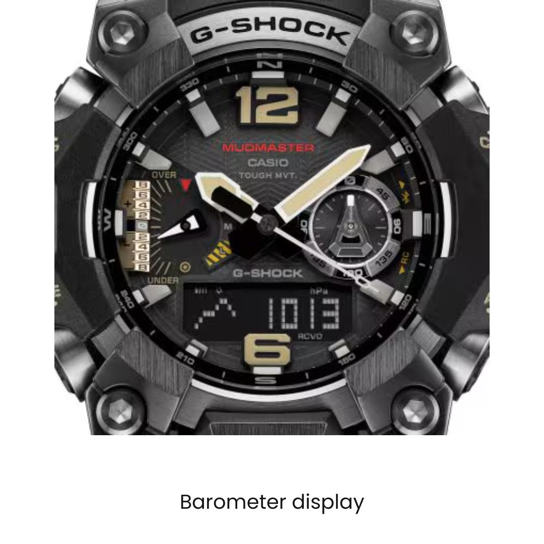 G-Shock Master OF G Mudmaster Black Resin Strap Men's Watch GWGB1000-1A