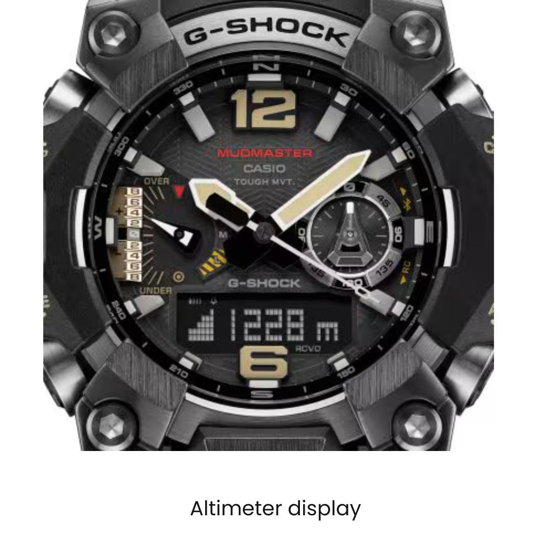 G-Shock Master OF G Mudmaster Black Resin Strap Men's Watch GWGB1000-1A