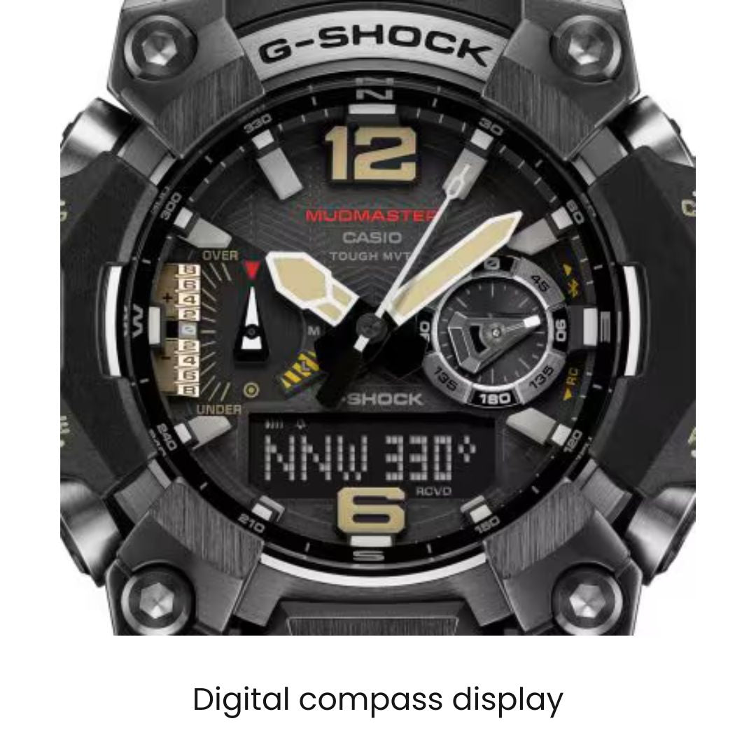 G-Shock Master OF G Mudmaster Black Resin Strap Men's Watch GWGB1000-1A