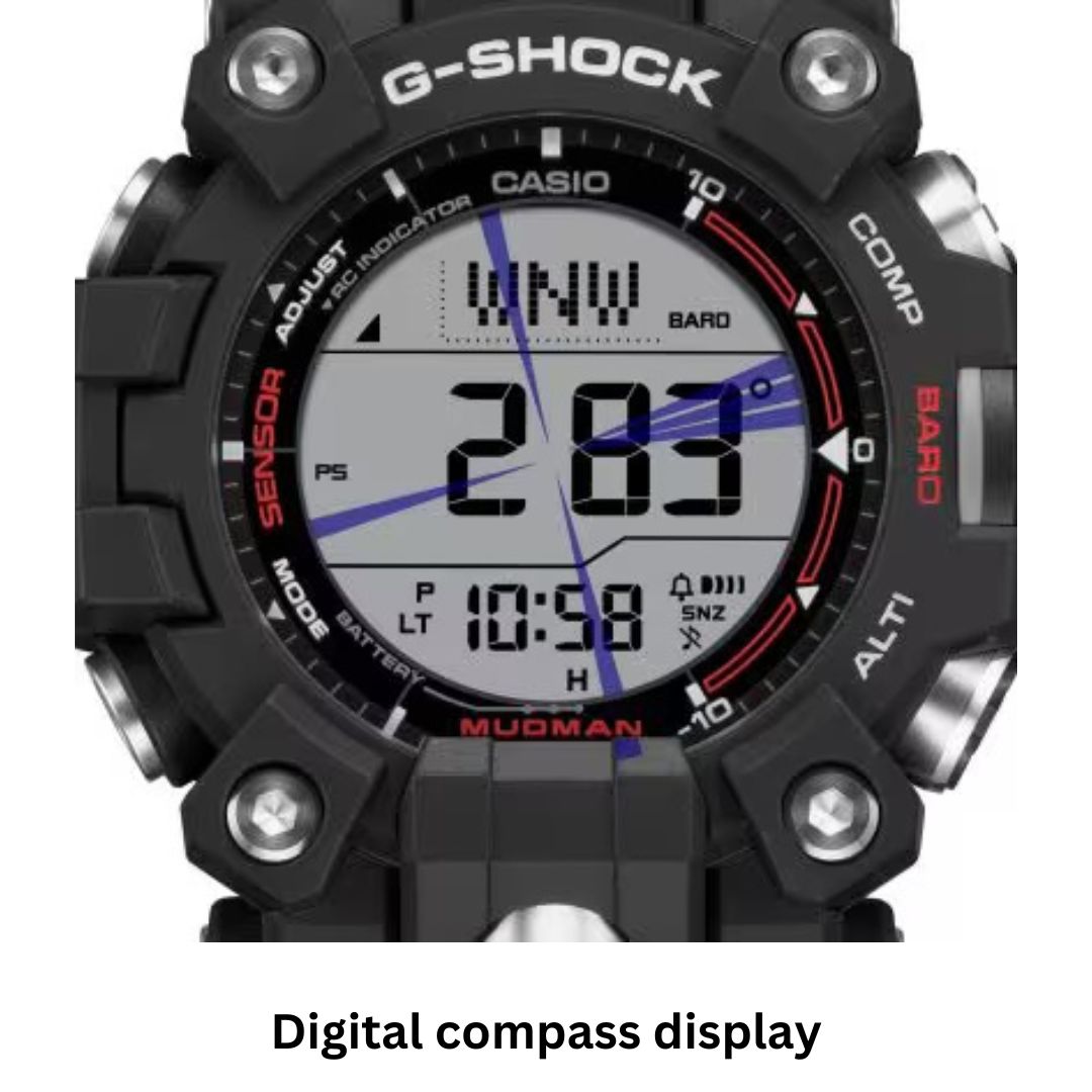 G-Shock Men's Digital Black Resin Watch, 52.7mm, GW9500-1