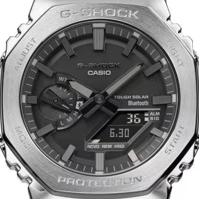 G-Shock Men's Silver Stainless Steel Bracelet Watch, GMB2100D-1A
