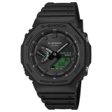 Casio G-Shock Analog-Digital Black & Electro Green Resin Strap Watch | GAB2100BEG-1A