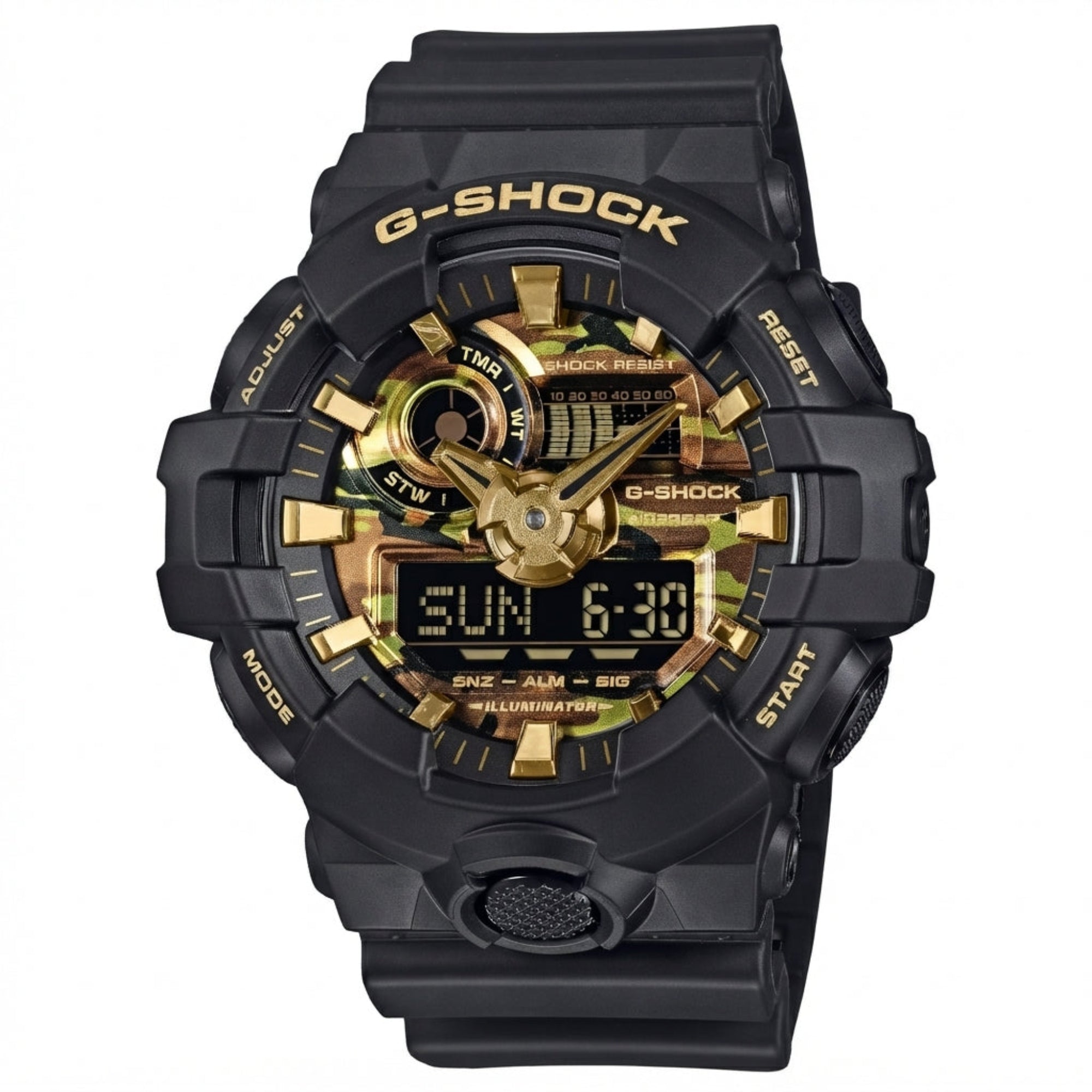 Casio G-Shock Bold Camo Series Analog | GA700CF-1A - Bijoux Eclore