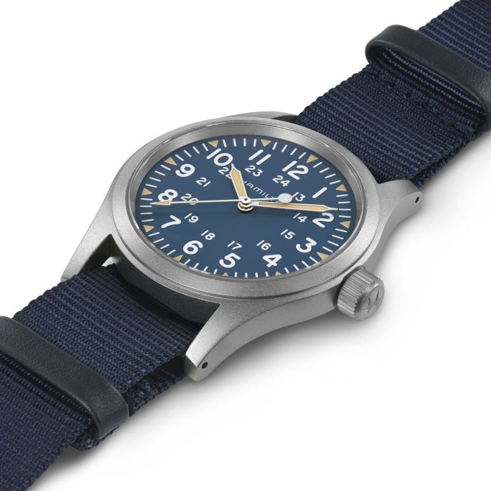 Hamilton Khaki Field Mechanical Blue Dial Men's Watch H69439940