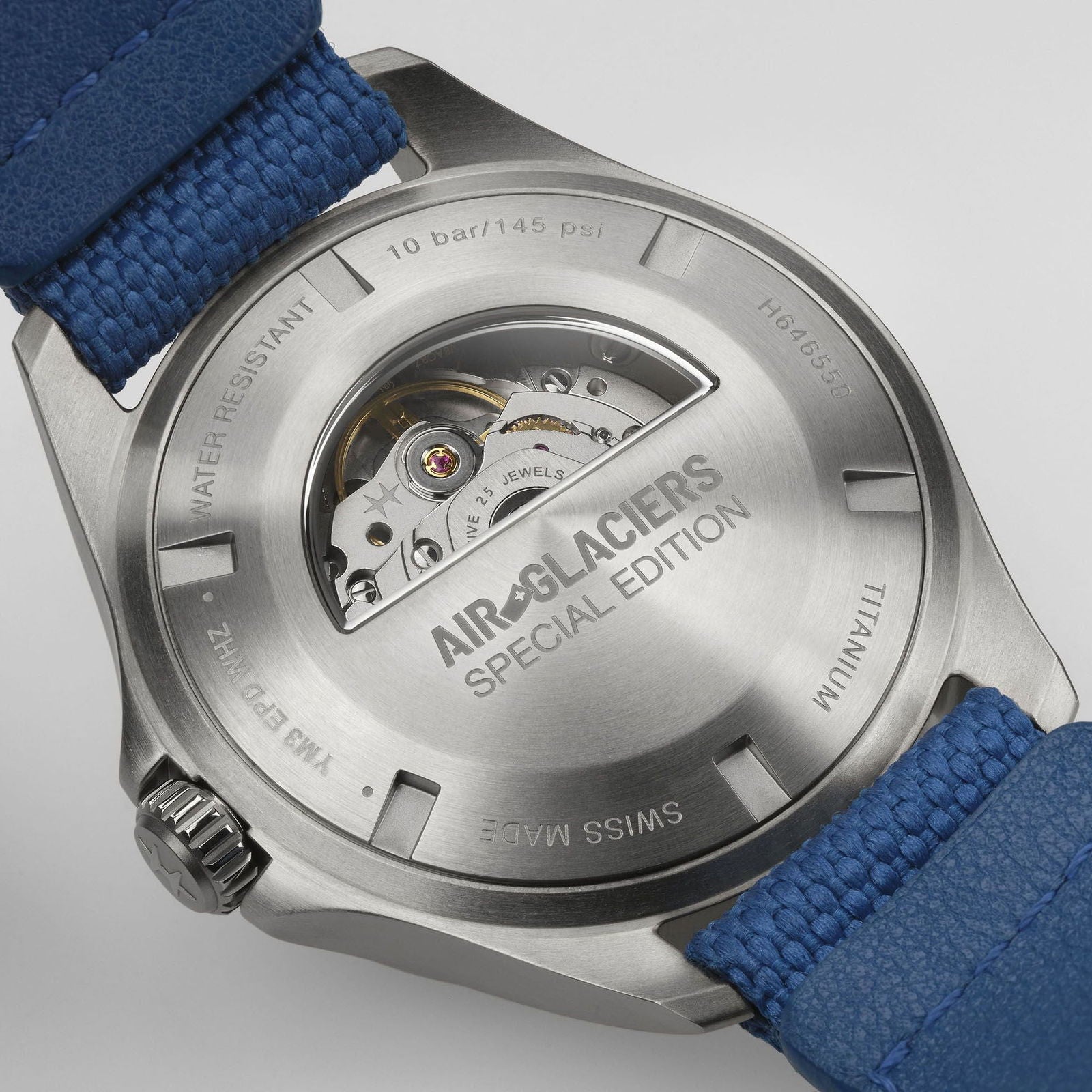 Hamilton The Titanium Khaki Aviation Pilot Day Date Auto Air Glaciers Edition | 42mm | H64655941