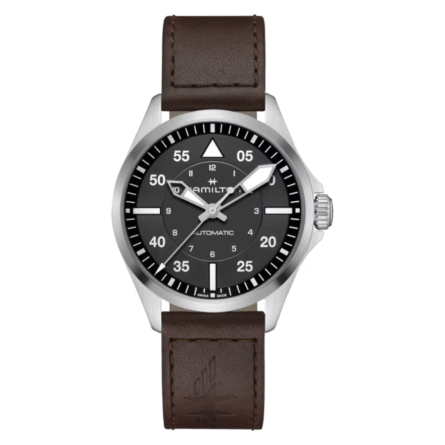 Hamilton Khaki Aviation Pilot Auto 39 mm H76305530 - Bijoux Eclore