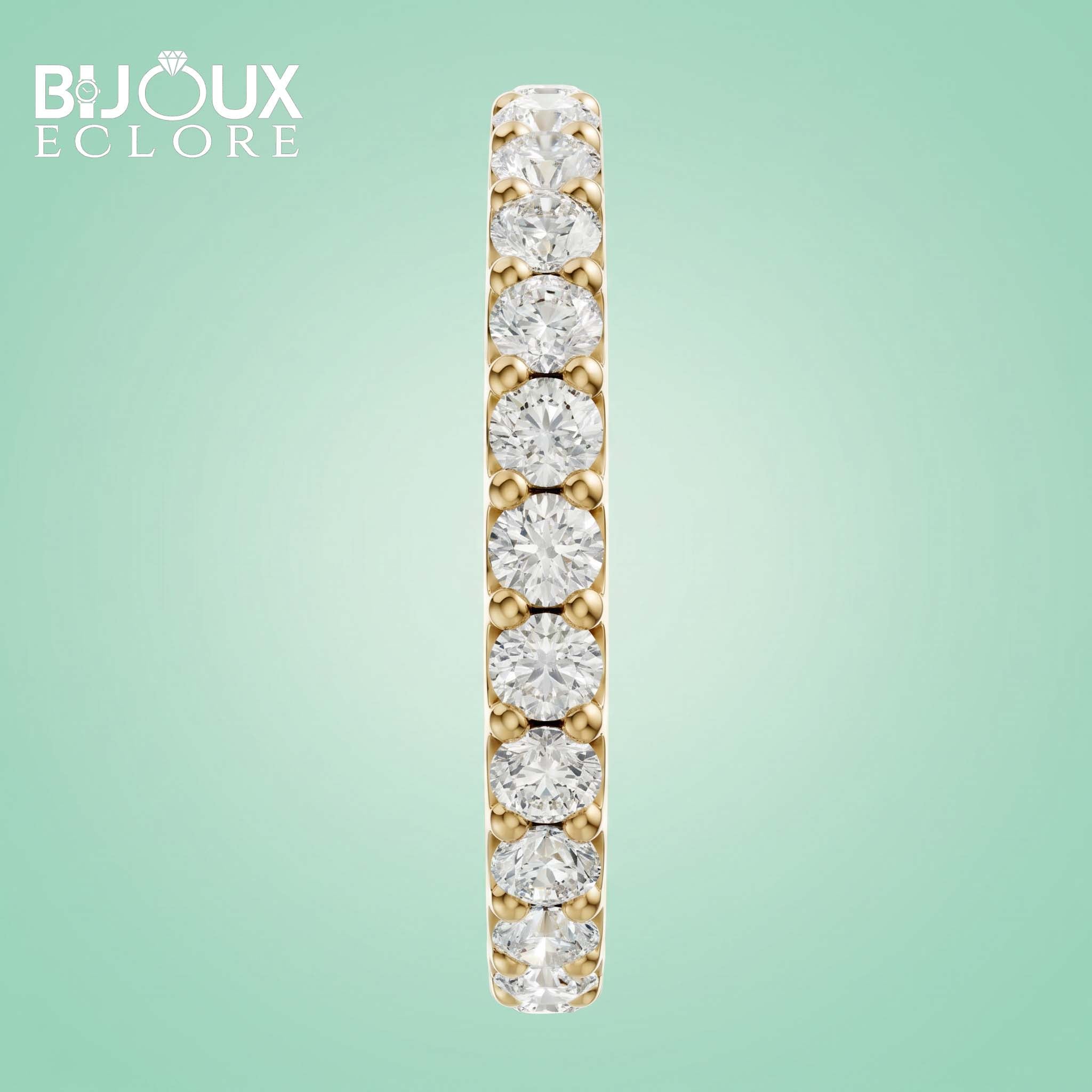 Luxury Aurelia Round Diamond Eternity Ring - Bijoux Eclore