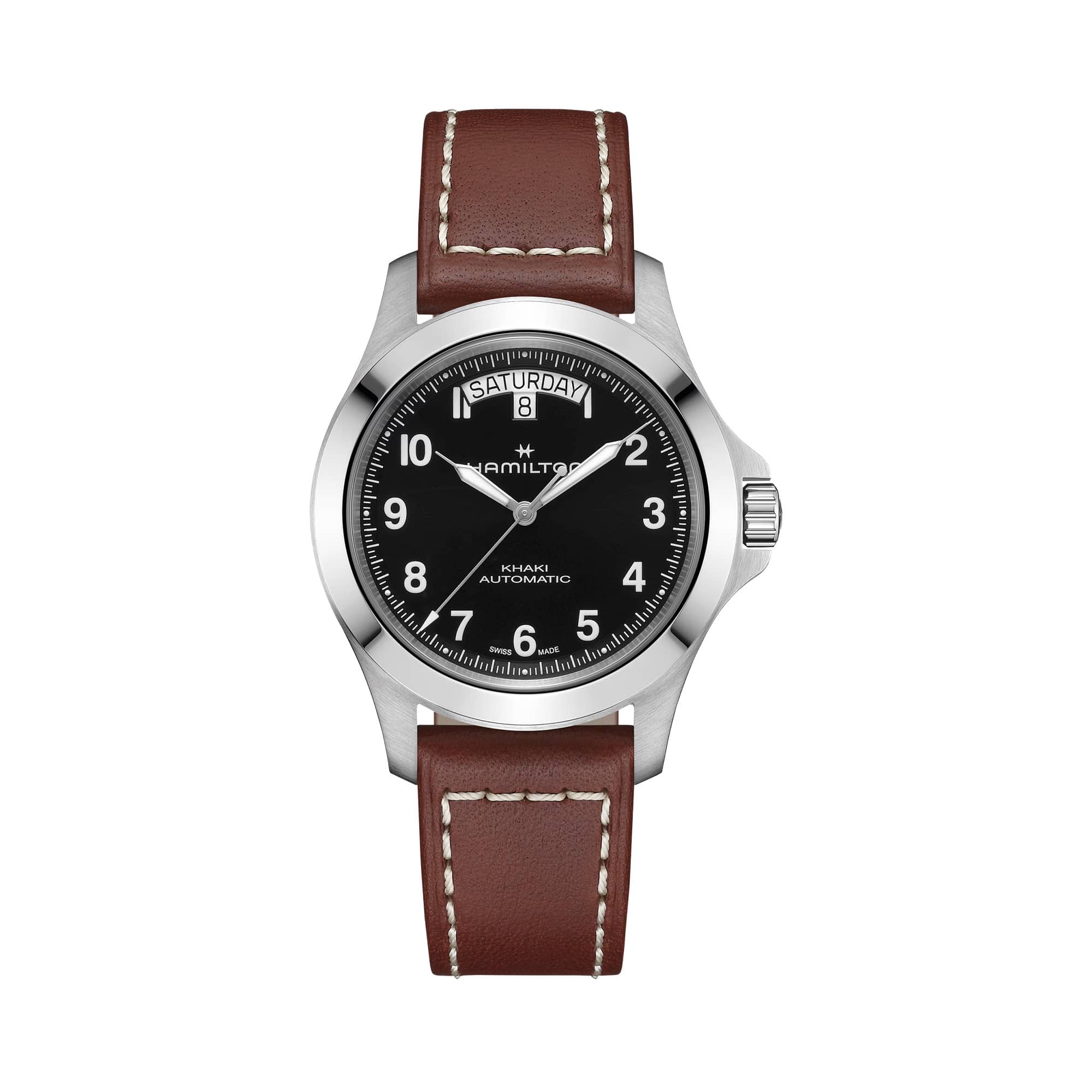 Hamilton Khaki Field King Day-Date AUTO - 40mm - Black H64475531 - Bijoux Eclore