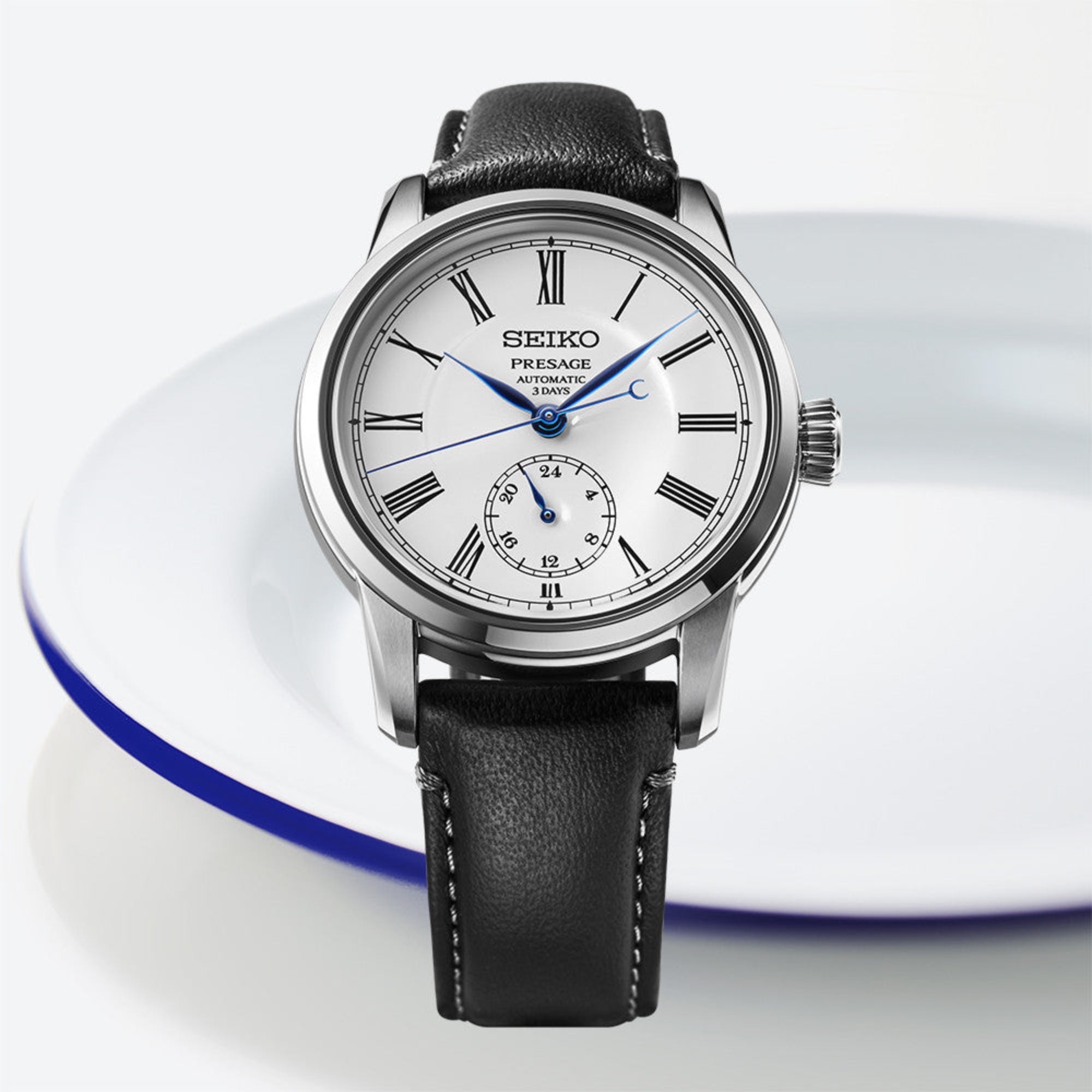 Seiko SPB495J1 Presage Craftsmanship in Enamel with Roman numerals - Bijoux Eclore