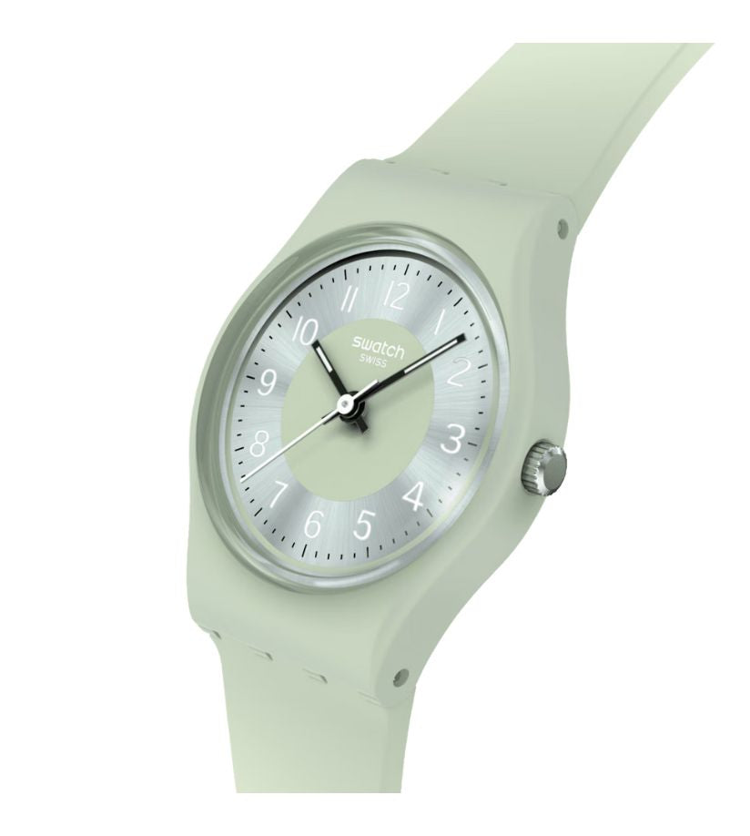 Swatch Serenity of Sage Green Dial Unisex Watch LG131 - Bijoux Eclore