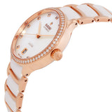 Rado  R30230902 Centrix Automatic Diamond White Mother of Pearl Dial Ladies Watch - Bijoux Eclore