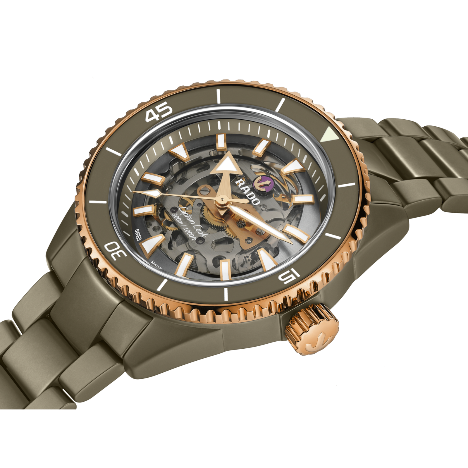 Rado Captain Cook High-Tech Ceramic Skeleton Men's Watch R32150162