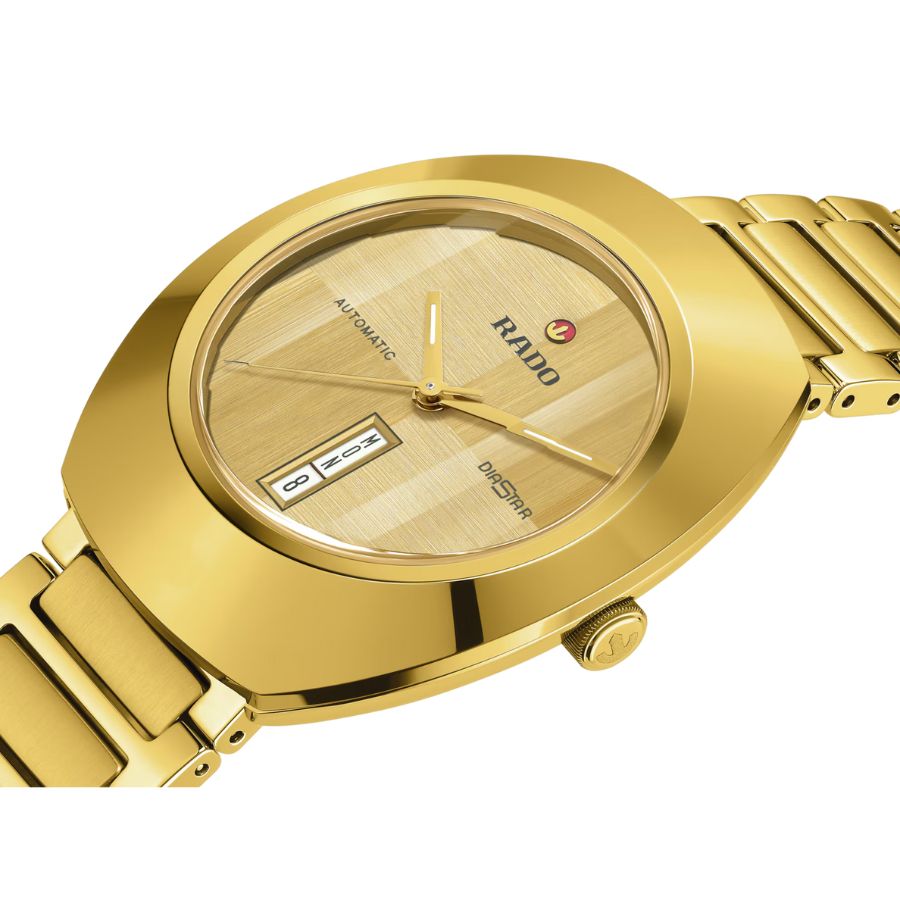 Rado DiaStar Original 38mm Yellow Gold PVD Men's Watch R12161253