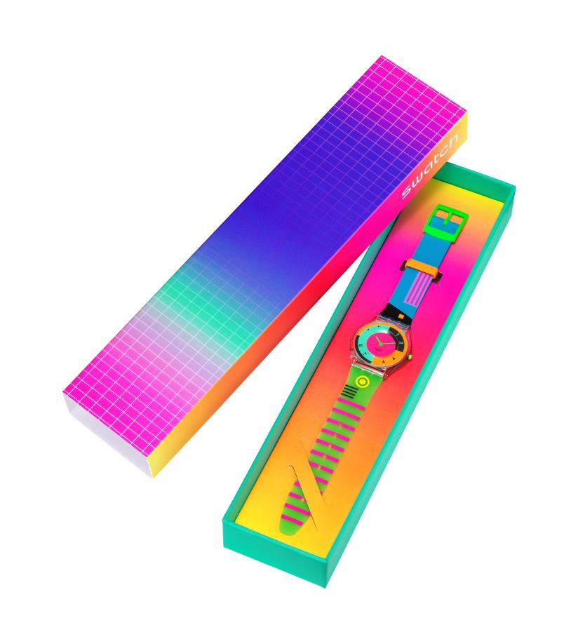 Swatch Swatch Neon Hot Racer 34mm SS08K119 - Bijoux Eclore