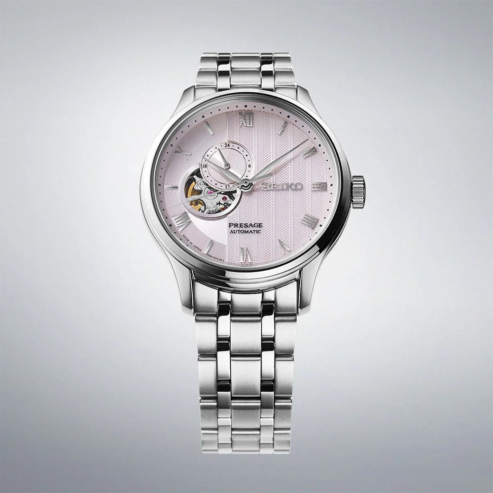 Seiko Presage Japanese Garden Kyoto Cherry Blossom SSA465 - Bijoux Eclore
