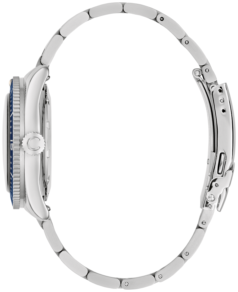 Caravelle by Bulova Sea Hunter Automatic Stainless Steel 43B178 - Bijoux Eclore