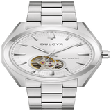 Bulova Surveyor Men's Open Aperture Automatic Stainless Steel Watch 96A345