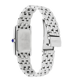 Seiko Women's Silver Quartz Rectangular Watch SWR091P1 - Bijoux Eclore