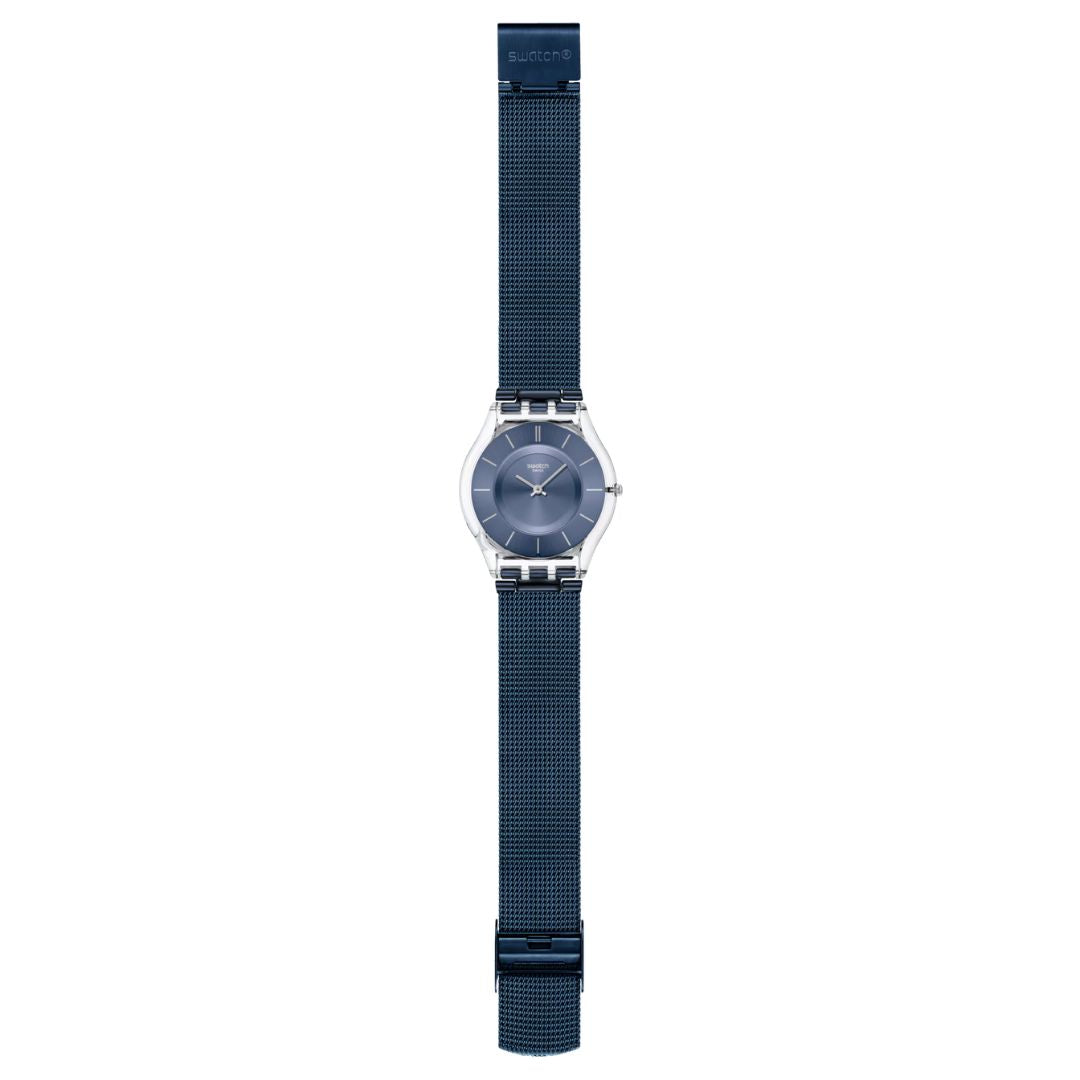 Swatch Cool Skies Skin Blue Dial Watch SS08K120M