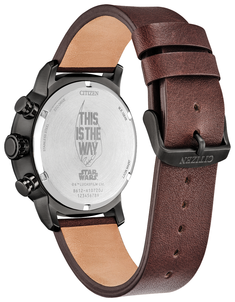 Citizen Eco-Drive Star Wars Mandalorian Bounty Hunter CA0857-09W - Bijoux Eclore