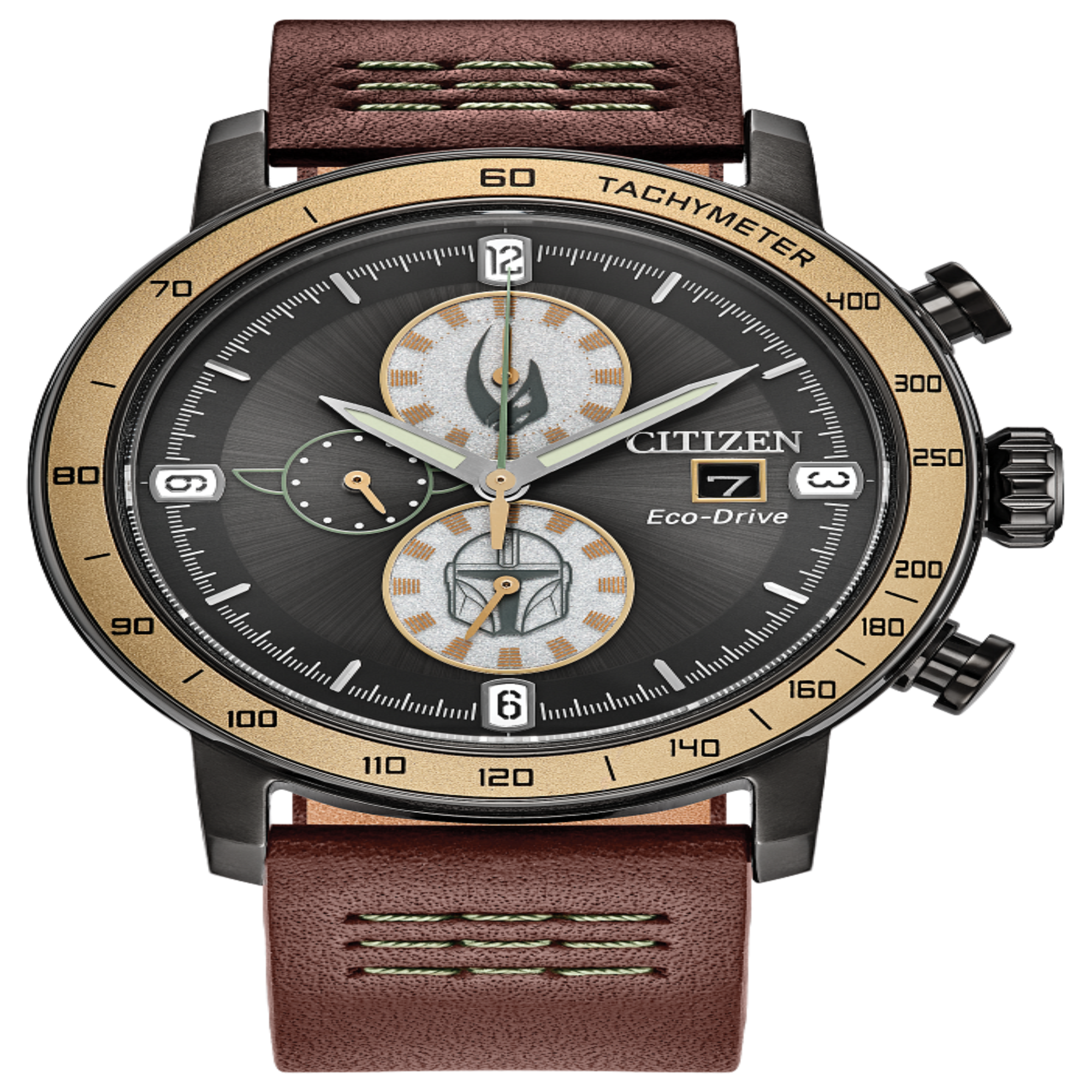 Citizen Eco-Drive Star Wars Mandalorian Bounty Hunter CA0857-09W - Bijoux Eclore
