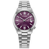Citizen Automatic NJ0200-50W "TSUYOSA” Purple Dial 37mm - Bijoux Eclore