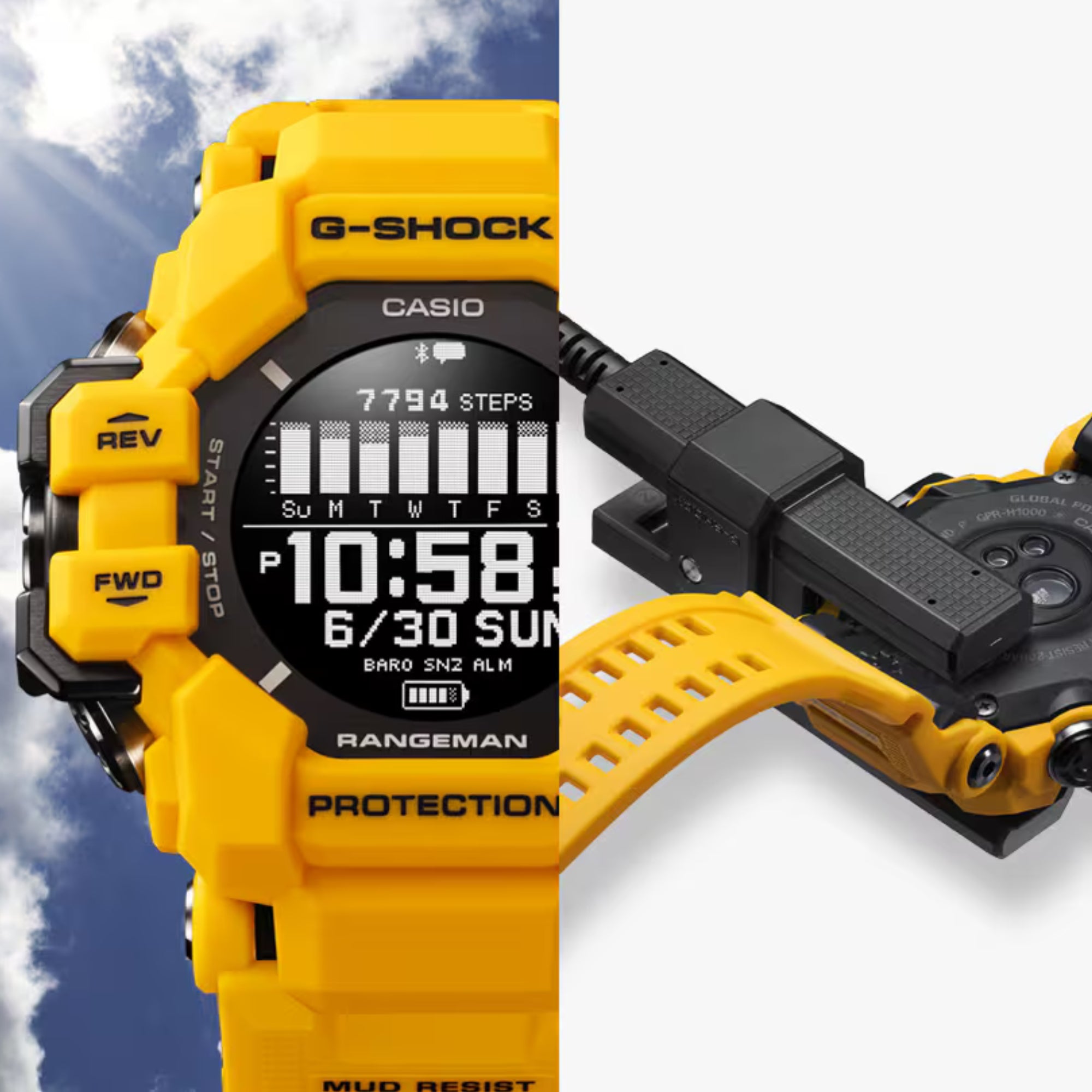 CASIO Smartwatch GPR-H1000-9CR Master Of G para hombre - Bijoux Eclore