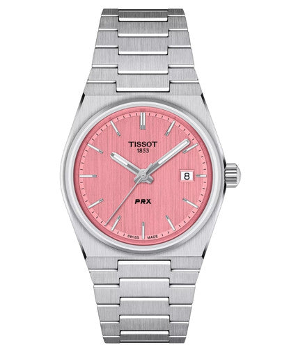 Tissot PRX T-Classic Quartz Pink Dial Ladies Watch T137.210.11.331.00 - Bijoux Eclore