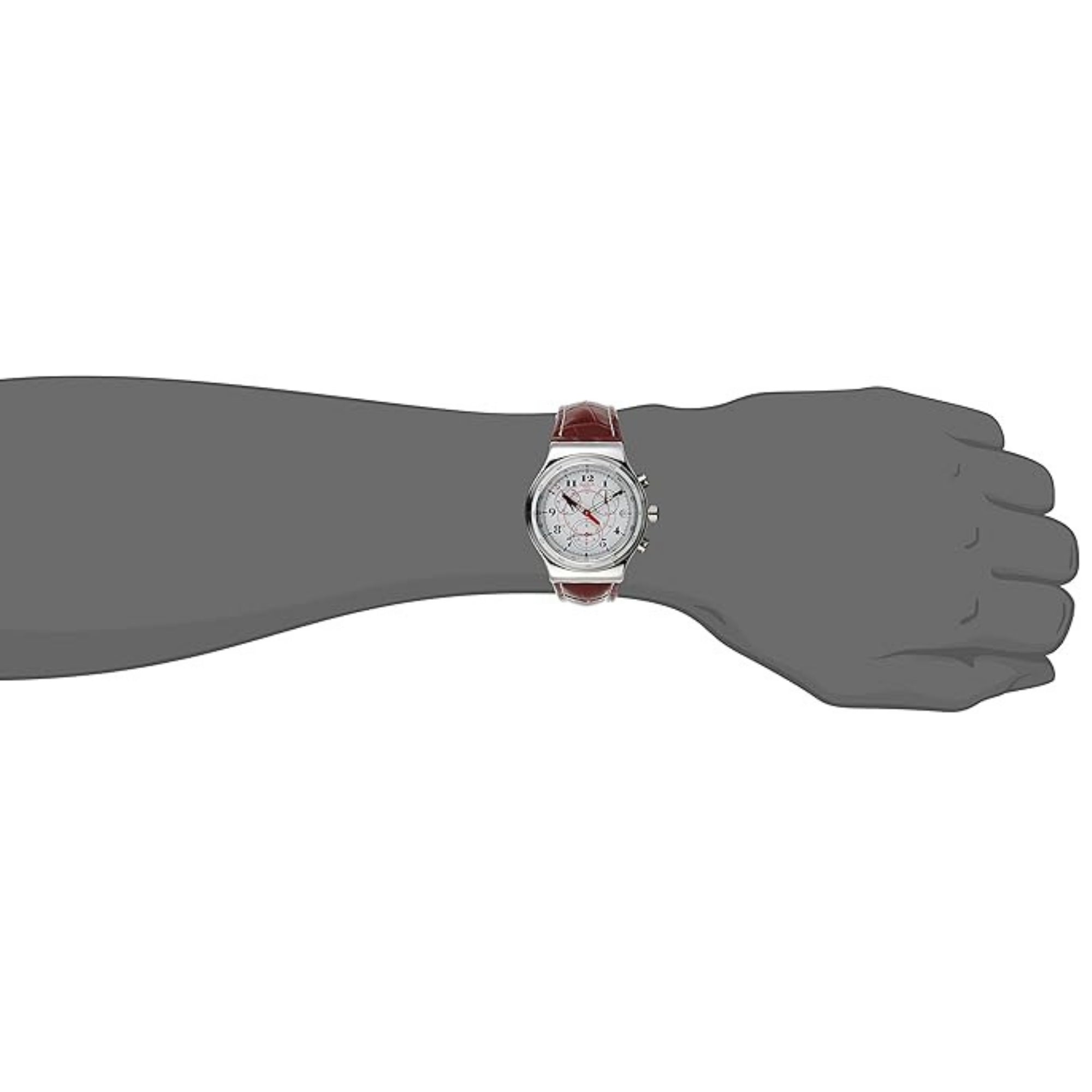 Swatch Mens Irony Chrono - Back to The Roots Chronograph Watch YVS414 - Bijoux Eclore