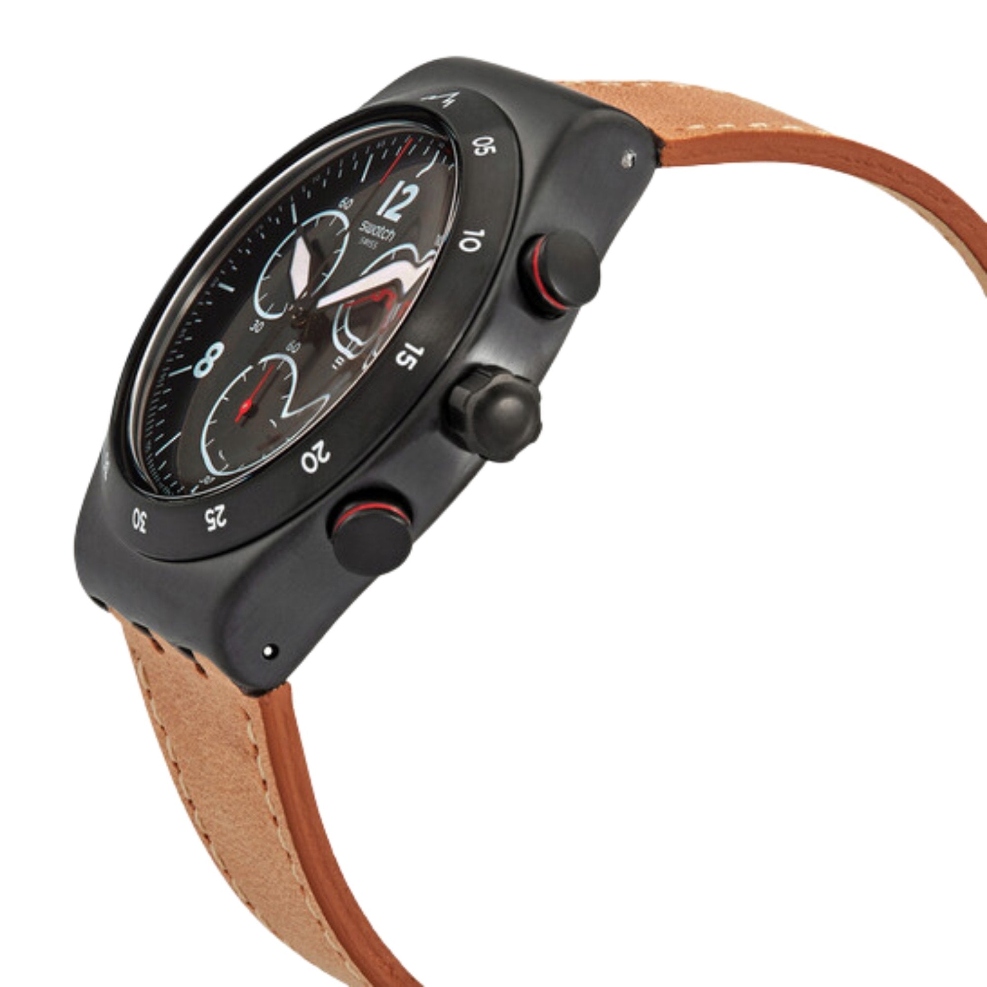 Swatch Irony Quartz Movement Black Dial Men's Watch YVZ400 - Bijoux Eclore