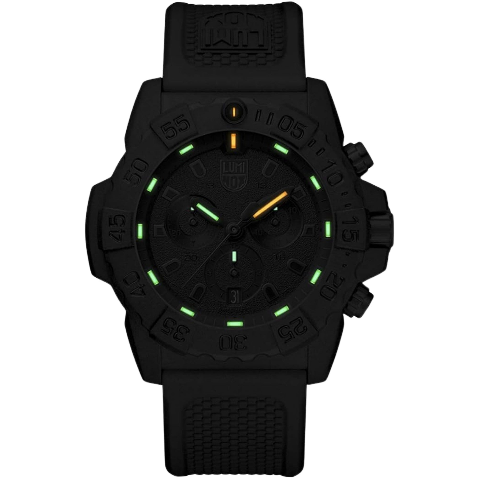 Luminox Navy Seal Chronograph Blackout XS.3581.BO Mens Watch 45mm - Bijoux Eclore