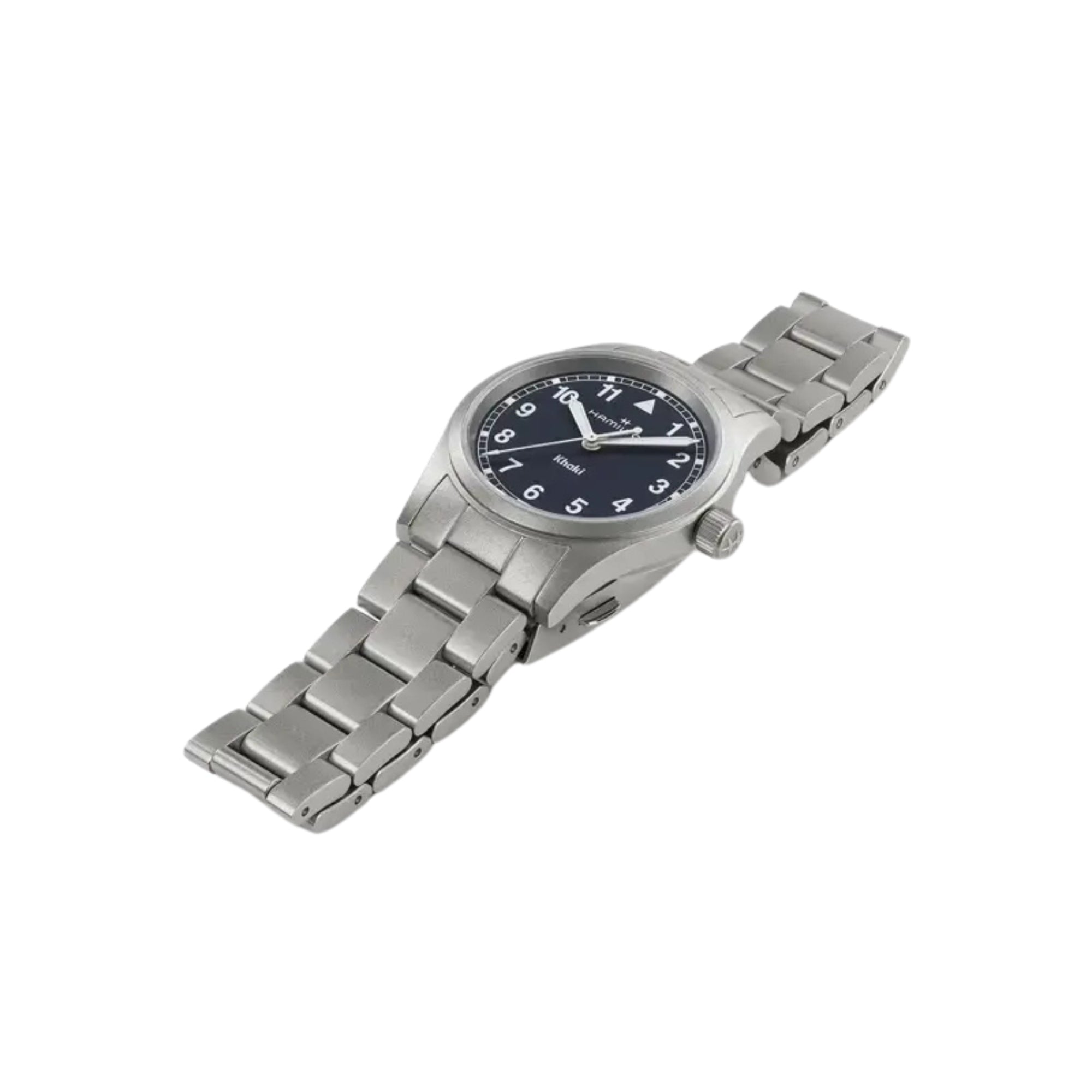Hamilton Khaki Field Quartz 33 Stainless Steel / Blue / Bracelet - H69301140 - Bijoux Eclore