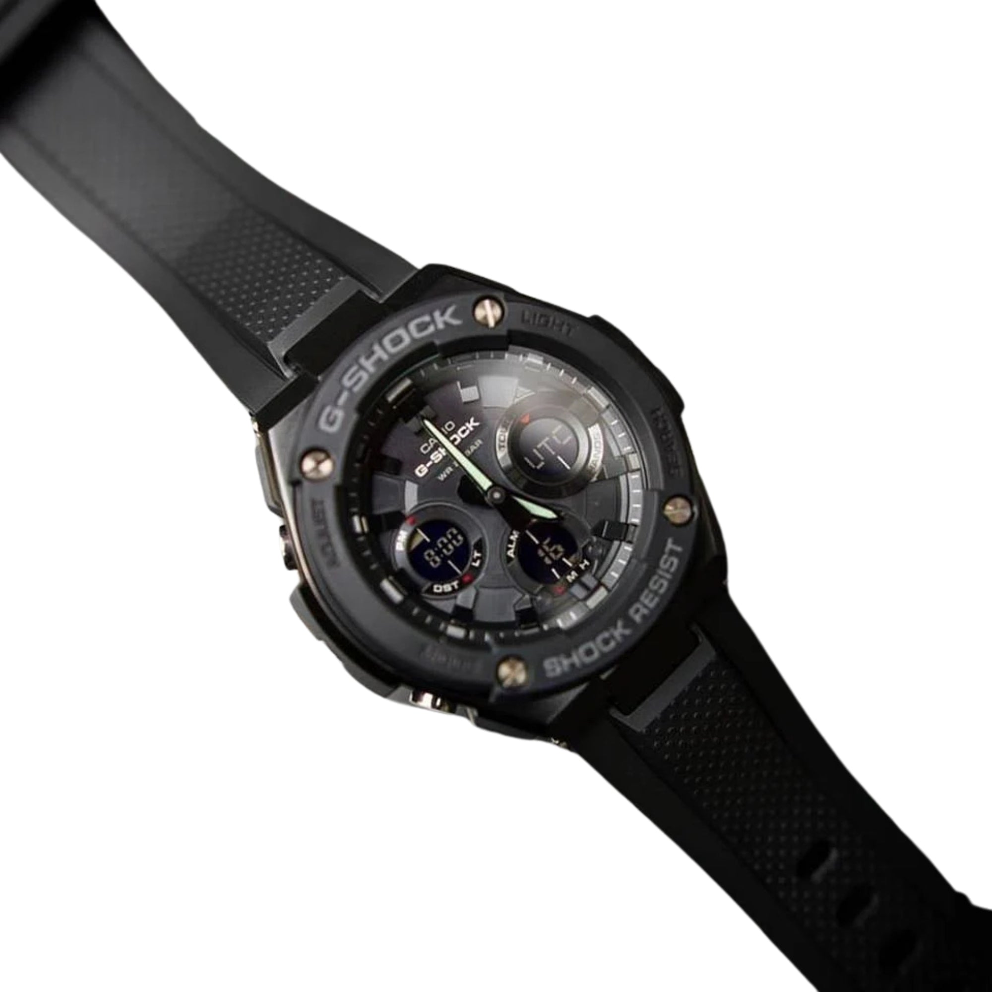 GSTS100G-1B | Black Steel Men's Watch G-SHOCK - Bijoux Eclore