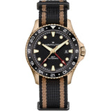 Hamilton Khaki Navy Scuba GMT AUTOMATIC 43MM BRONZO H82565930 - Bijoux Eclore