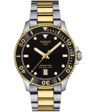 Tissot Seastar 1000 Black Dial Stainless Steel Bracelet Watch T120.410.22.051.00 - Bijoux Eclore