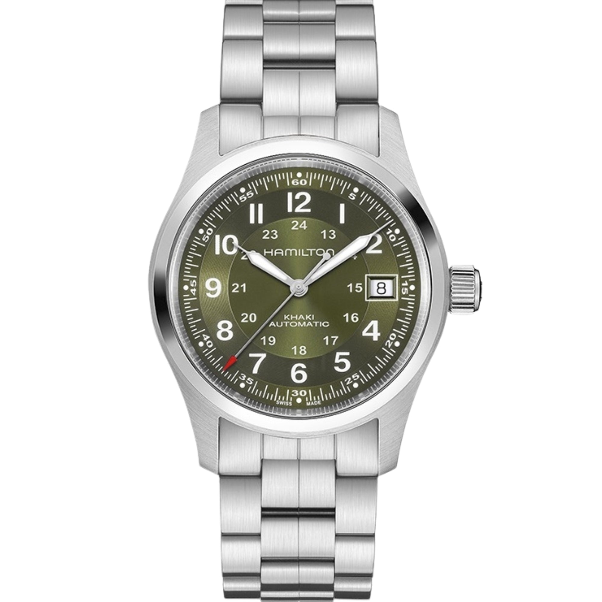 Hamilton Khaki Field Green 42mm - H70605160 - Bijoux Eclore