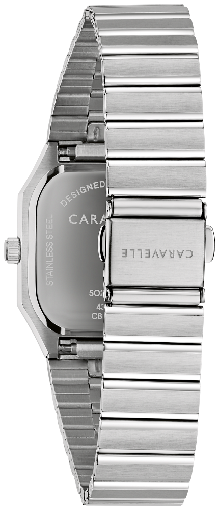 Caravelle by Bulova Vintage Dress Stainless Steel Watch 43B176 - Bijoux Eclore