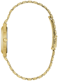 Caravelle by Bulova Vintage Dress Black Dial Gold-Tone Stainless Steel Watch 44B131 - Bijoux Eclore
