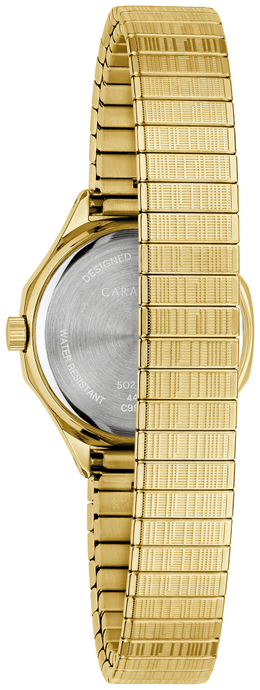 Caravelle by Bulova Vintage Dress Stainless Steel Expansion Watch Silver Dial 44L268 - Bijoux Eclore