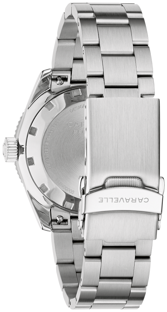 Caravelle by Bulova Men’s Sea Hunter Automatic Stainless Steel Watch 43B175 - Bijoux Eclore