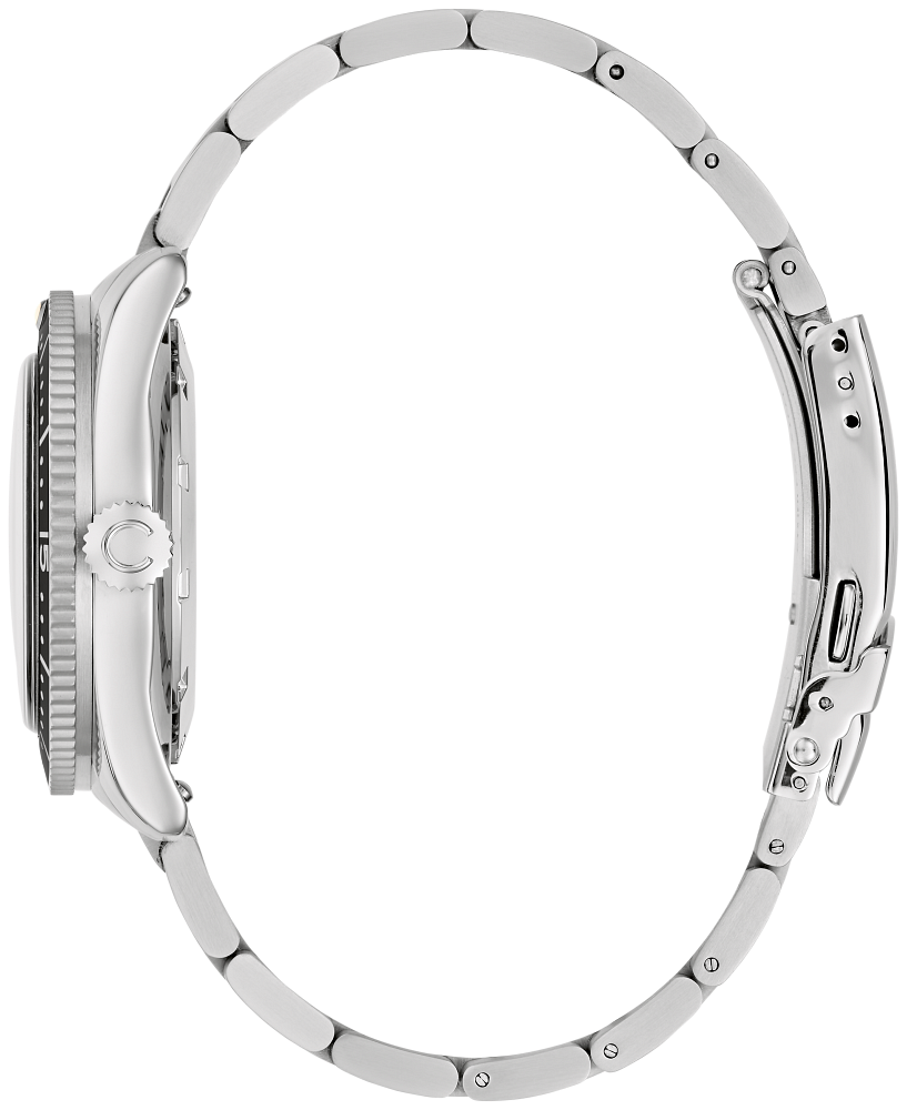 Caravelle by Bulova Men’s Sea Hunter Automatic Stainless Steel Watch 43B175 - Bijoux Eclore