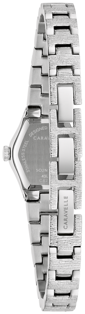 Caravelle by Bulova Men’s Vintage Dress Stainless Steel Watch Black 43L228 - Bijoux Eclore