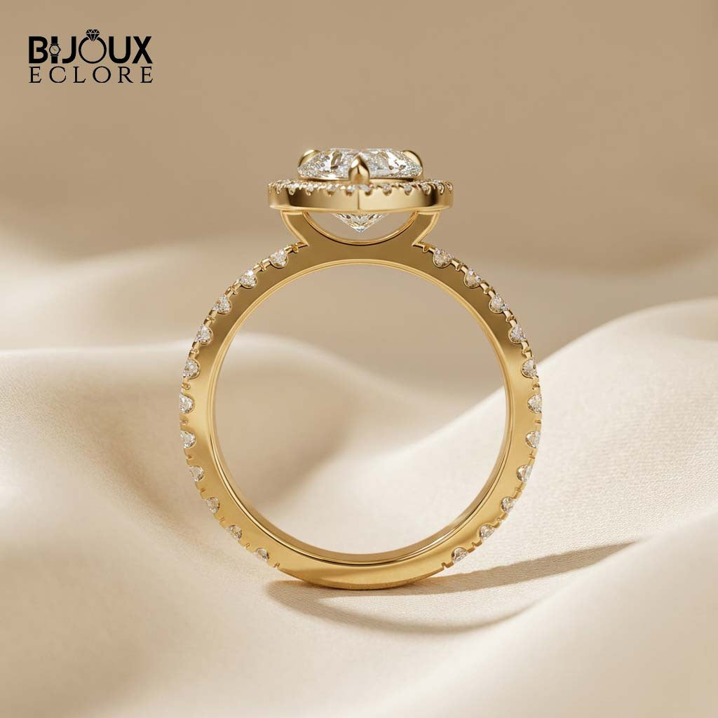 Brilliant Pear-Cut Diamond Ring: Shaped for Perfection and Designed to Sparkle - Bijoux Eclore
