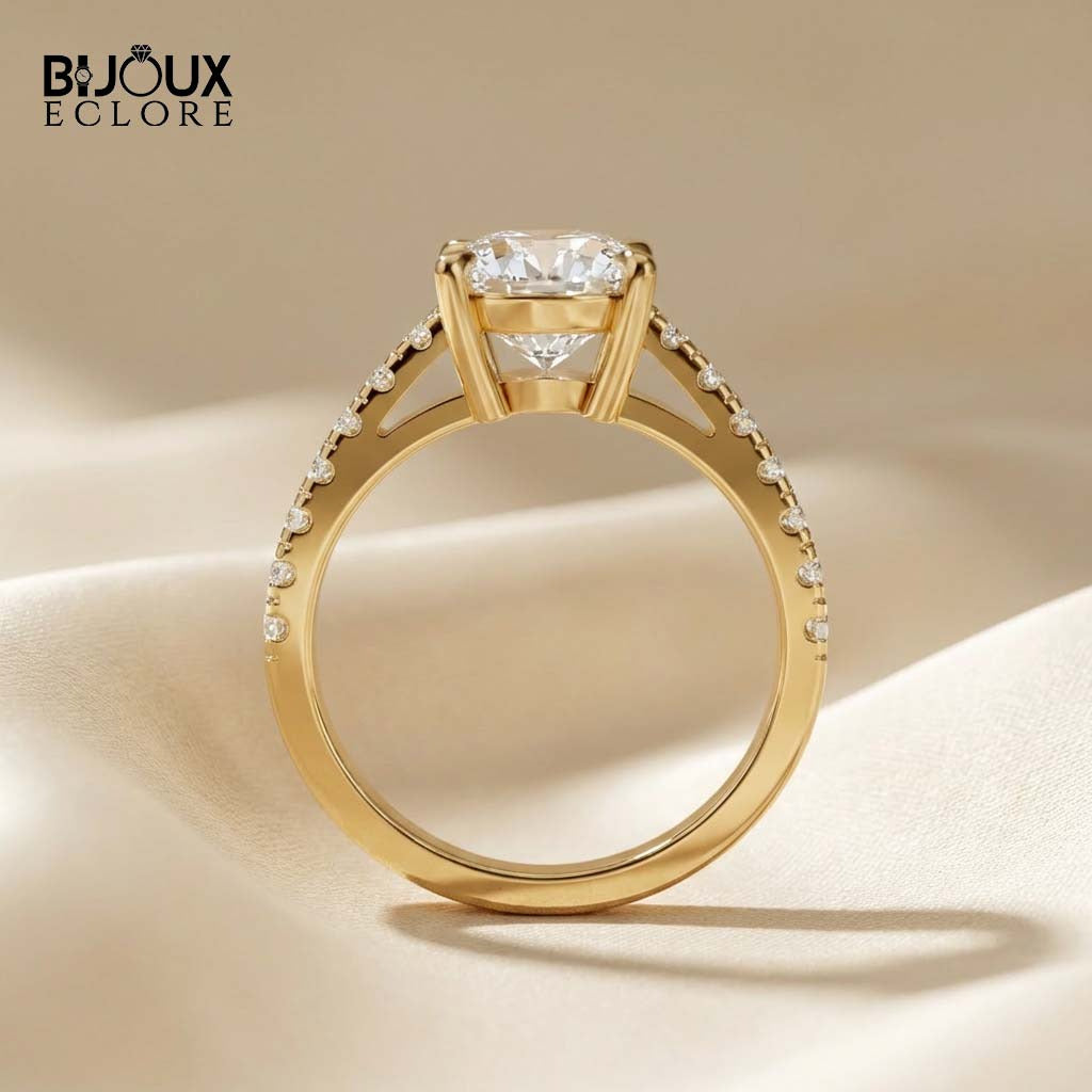 Stunning Oval Diamond Ring That Glows with Unmatched Brilliance - Bijoux Eclore