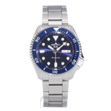 Seiko SRPE51K1J  5 Sports Blue Dial Silver Stainless Steel Automatic Men’s Watch - Bijoux Eclore