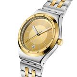 Swatch Sistem51 Irony Goldcloak Mechanism unisex watch | YIS437G