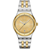 Swatch Sistem51 Irony Goldcloak Mechanism unisex watch | YIS437G