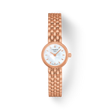 Nouveau Tissot belle ST acier nacre cadran montre pour femme T058.009.33.111.00